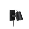 Ardent vägglampa 17 cm, Svart