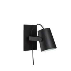 Ardent vägglampa 17 cm, Svart