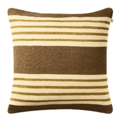 Aria kuddfodral, Taupe-masala yellow, 50x50 cm