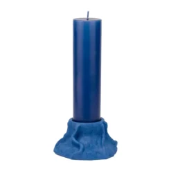 Art Piece lava ljusstake Ø12,5 cm, Cobalt