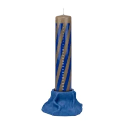 Art Piece lava ljusstake Ø12,5 cm, Cobalt