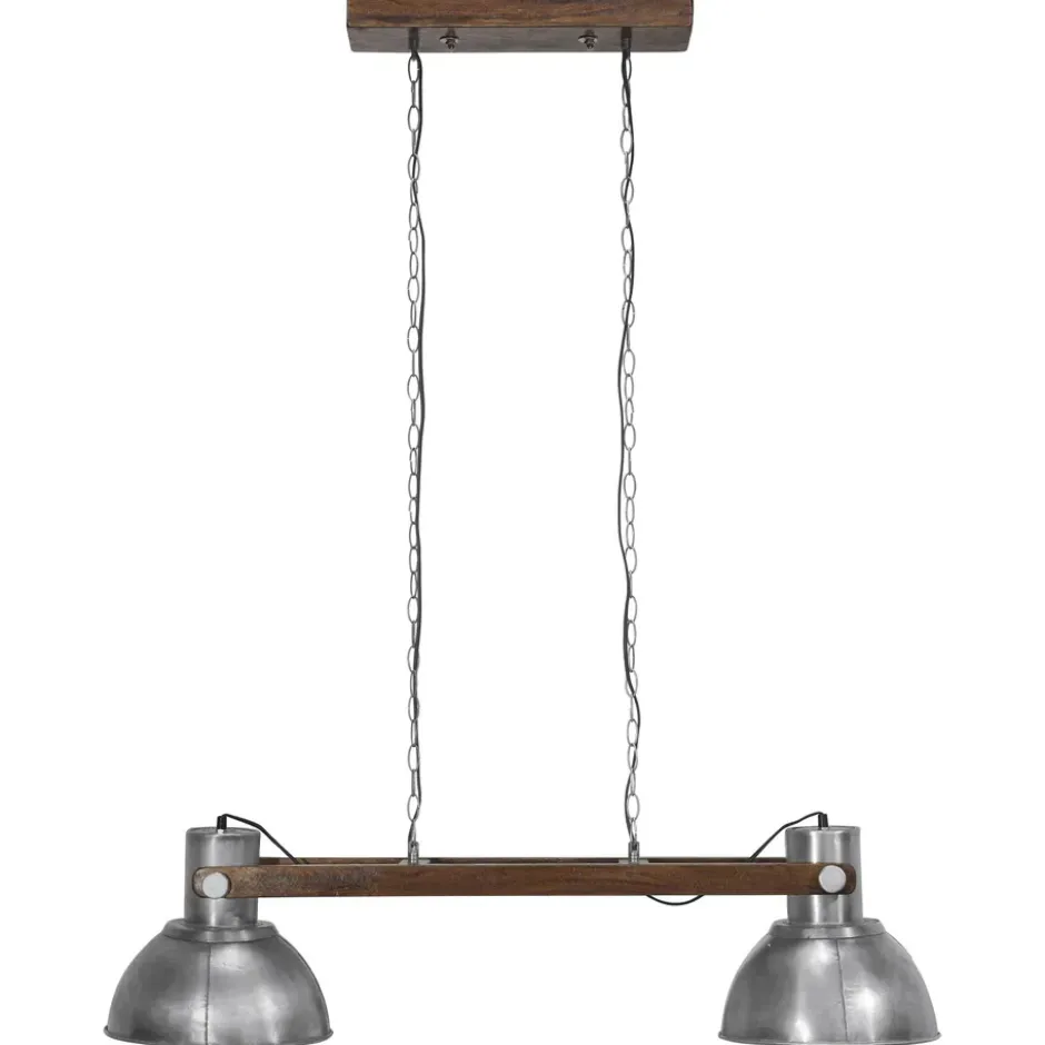 Ashby double taklampa 110 cm, Pale Silver