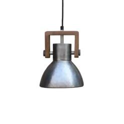 Ashby single taklampa Ø19 cm, Pale Silver