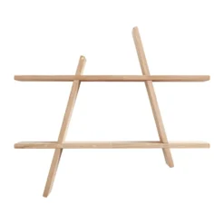 A-Shelf vägghylla Large 78x12x67 cm, Oak