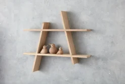 A-Shelf vägghylla Large 78x12x67 cm, Oak