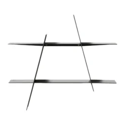 A-Shelf vägghylla Medium 52x9x46 cm, Black
