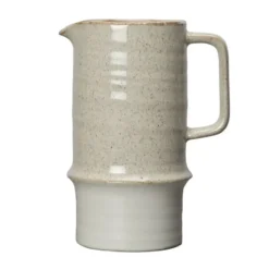 Asparagus kanna beige-mattvit, 17 cm