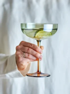 Aston cocktail glas 4-pack, Brons