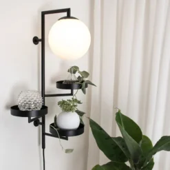 Astoria vägglampa, svart