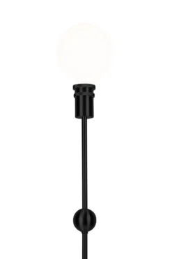 Astrid lampstativ 130 cm, Svart