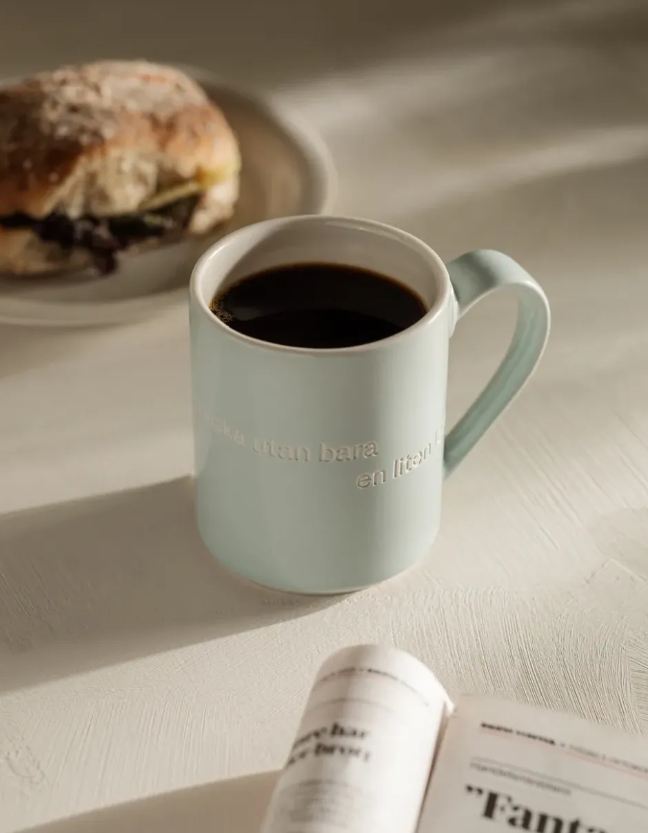 Astrid Lindgren mugg, annars är man ingen människa, Svensk text