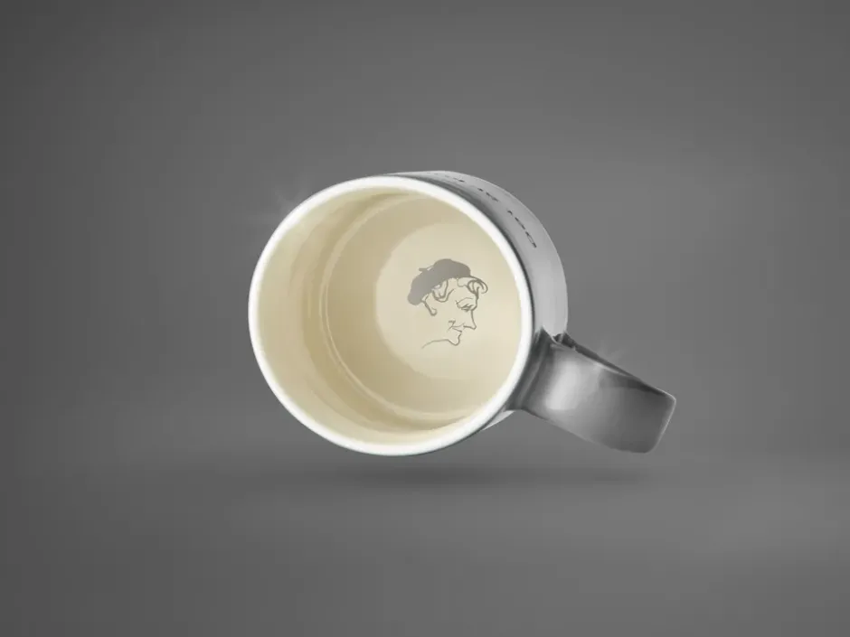 Astrid Lindgren mugg, ge barnen kärlek, svensk text