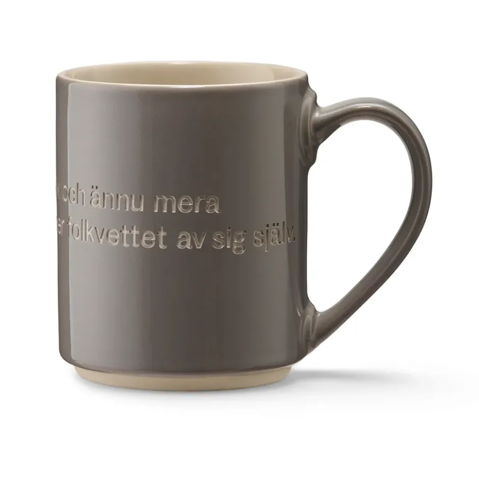 Astrid Lindgren mugg, ge barnen kärlek, svensk text