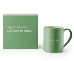 Astrid Lindgren mugg, jag vet en som ska…, Svensk text