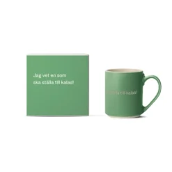 Astrid Lindgren mugg, jag vet en som ska…, Svensk text