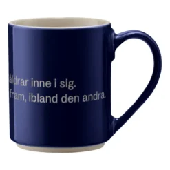 Astrid Lindgren mugg, man har ju alla åldrar, Svenskt text