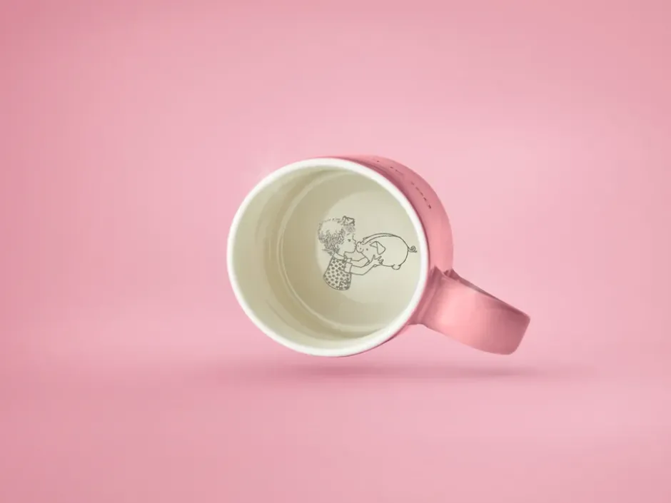 Astrid Lindgren mugg, tänk för att jag kan…, Svensk text