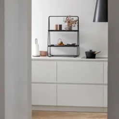 A-Table hylla, black, small