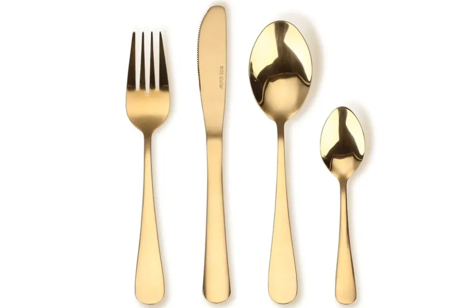 Atelier bestickset, 16 delar guld
