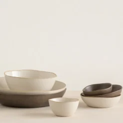 Ateljé skål tapas L Ø12 cm, Brown