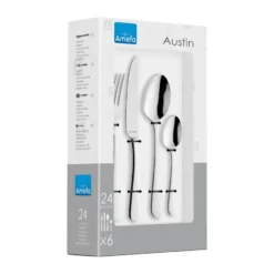 Austin bestickset 24 delar, Rostfritt stål