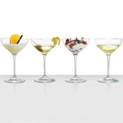 Authentis Dessert-Champagneskål, 4-pack, klar