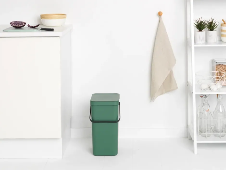 Avfallshink Sort & Go 16L, Fir Green