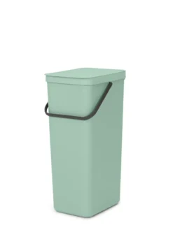 Avfallshink Sort & Go 40L, Jade green