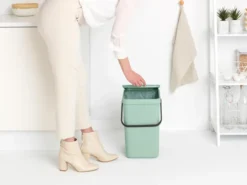 Avfallshink Sort & Go 25L, Jade Green