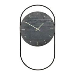 A-Wall väggklocka 41x76 cm, Black-brass