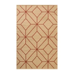Ayur matta, Beige-Rust, 320x230 cm