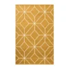 Ayur matta, Masala Yellow-Off White, 270x180 cm