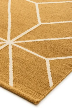 Ayur matta, Masala Yellow-Off White, 270x180 cm