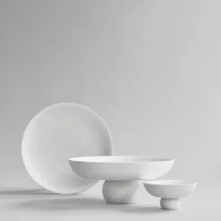 Baburu skål Ø43 cm, Bone White