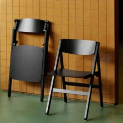 Backflip Chair stol, Anthracite lackerad bok