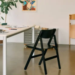 Backflip Chair stol, Anthracite lackerad bok