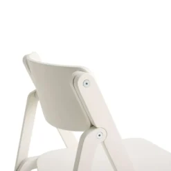Backflip Chair stol, Cream white lackerad bok