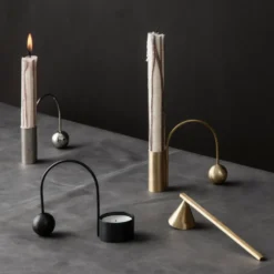 Balance mässing ljusstake, kronljus