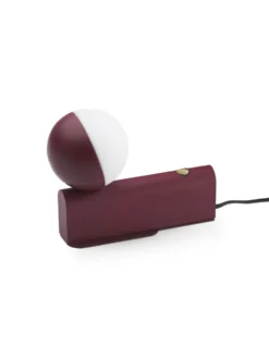 Balancer mini vägg- och bordslampa, Cherry red