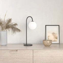 Ballon bordslampa, Svart