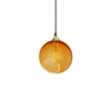 Ballroom pendel Ø20 cm, Guld-amber