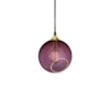 Ballroom pendel Ø20 cm, Guld-purple rain