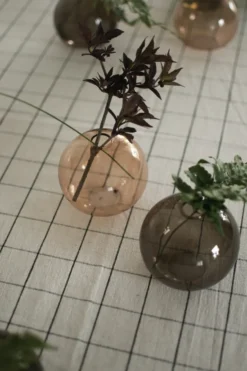 Ball vas Ø10 cm, Beige