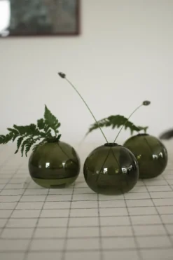 Ball vas Ø10 cm, Green
