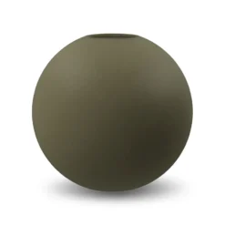 Ball vas olive, 20 cm
