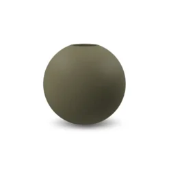 Ball vas olive, 8 cm
