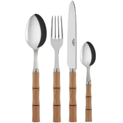 Bambou bestick 24 delar, Natural wood