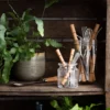 Bambou matkniv, Natural wood