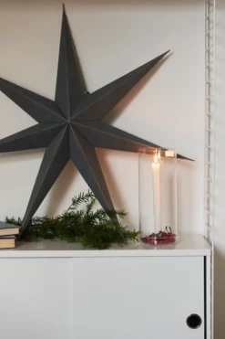 Bare adventsstjärna blågrå, 80 cm