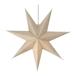 Bare adventsstjärna natur, 45 cm